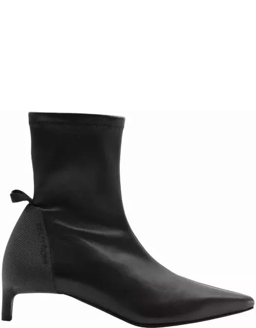 Courrèges Scuba Stretch Leather Ankle Boot