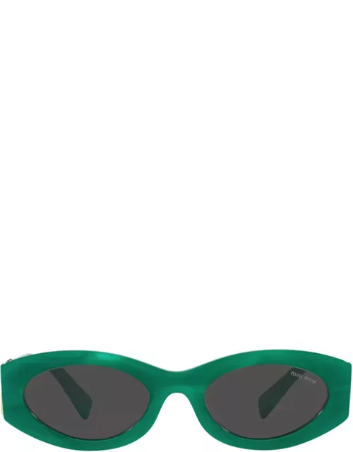 Miu Miu Eyewear Mu 11ws Green Sunglasse