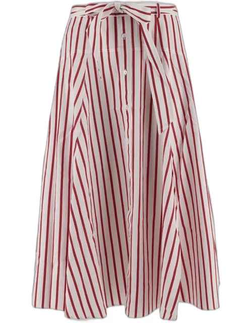 Ralph Lauren Striped Cotton Skirt