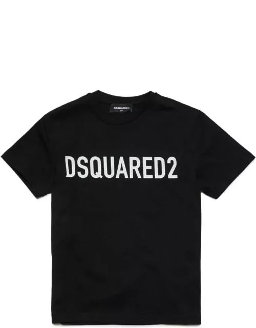Dsquared2 D2t971u Relax-eco T-shirt Dsquared Organic Cotton Jersey Crewneck T-shirt With Logo