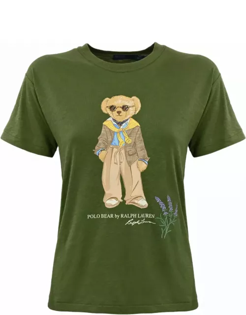 Polo Ralph Lauren T-shirt With Polo Bear Print