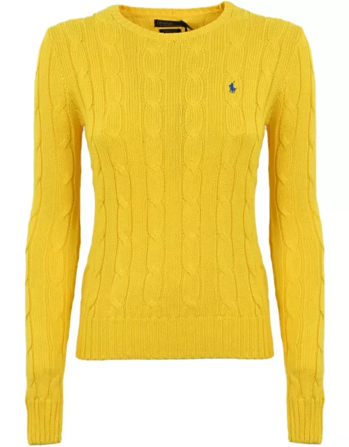 Polo Ralph Lauren Cable Sweater With Logo
