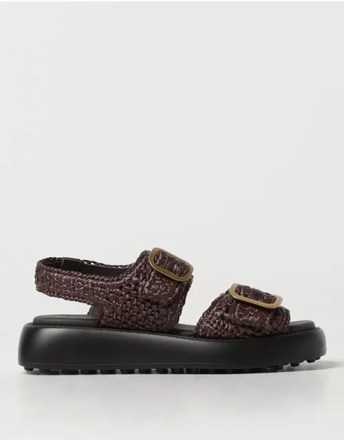 Flat Sandals TOD'S Woman color Brown