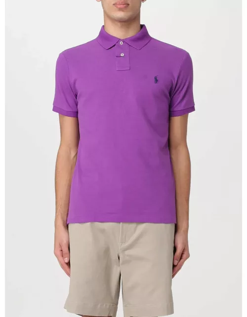 Polo Shirt POLO RALPH LAUREN Men colour Violet