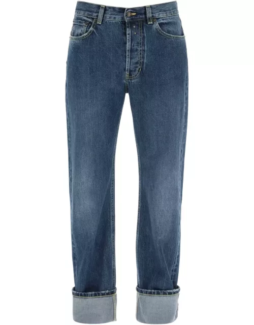 ALEXANDER MCQUEEN straight fit jeans in selvedge deni
