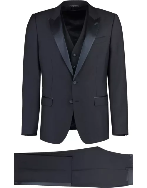 Dolce & Gabbana Wool And Silk Three-pieces Suit