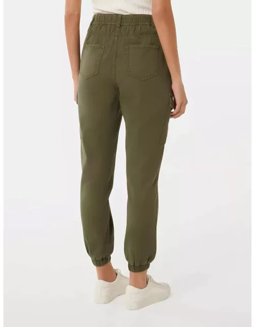 Forever New Women's Darcy Cuffed Cargo Pants in Khaki
