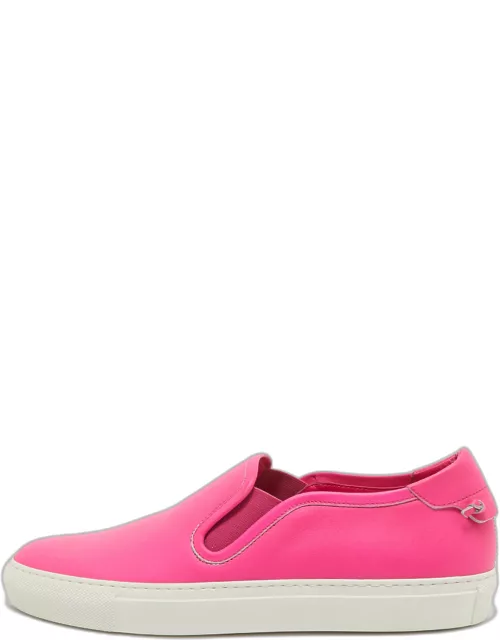Givenchy Pink Leather Slip On Sneaker