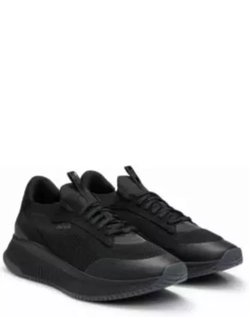 TTNM EVO trainers with knitted upper- Black Men's Sneaker