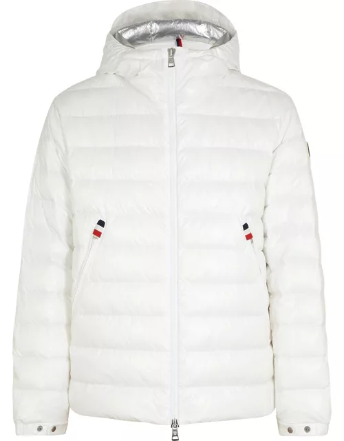 Moncler Blesle White Quilted Shell Jacket, Men's Designer Shell Jacket