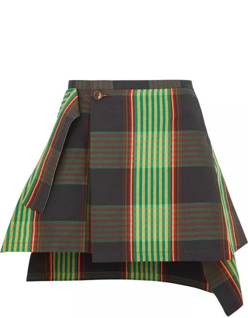 Vivienne Westwood Meghan Tartan Cotton-blend Mini Skirt - Multicoloured - 42 (UK10 / S)