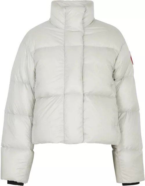 Canada Goose Cypress Quilted Cropped Shell Jacket - Grey - L (UK14 / L)