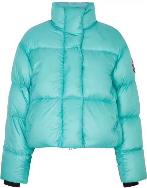 Canada Goose Cypress Quilted Cropped Shell Jacket - Blue - L (UK14 / L)