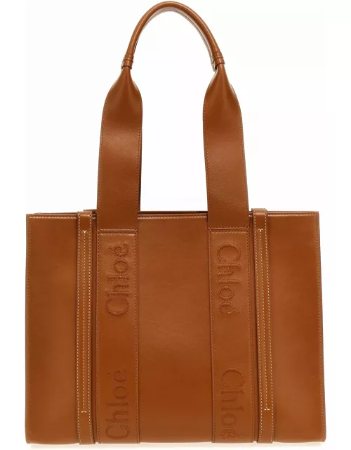 Chloé woody Medium Shopper Bag