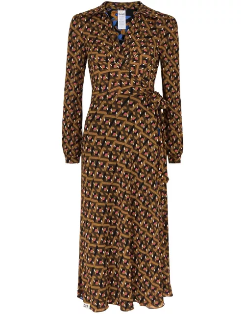 Diane Von Furstenberg Phoenix Reversible Tulle Midi Dress - Multicoloured - L (UK14 / L)