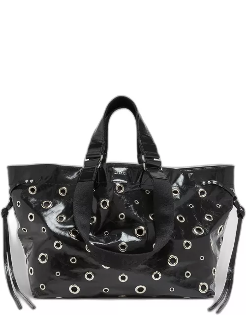 Wardy Eyelet Leather Tote Bag