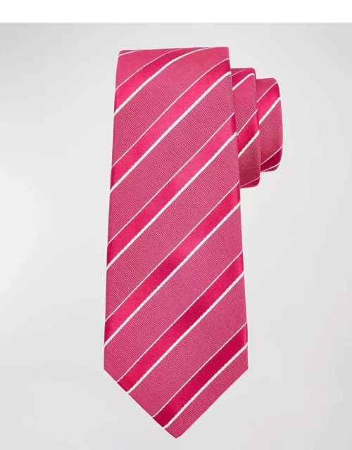 Men's Silk Tonal Stripe Tie