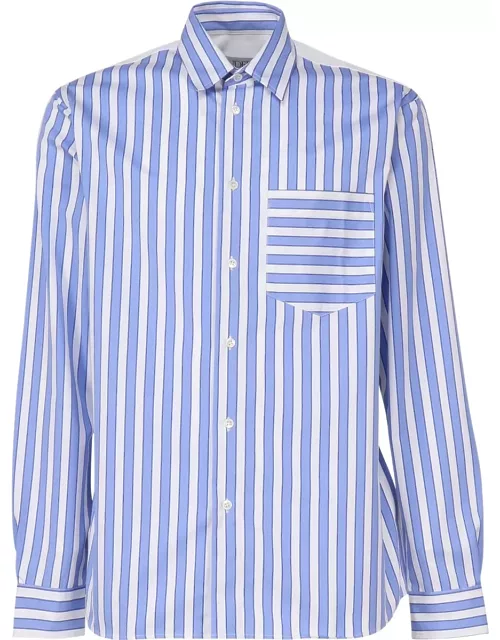 J.W. Anderson Striped Shirt With Insert Design