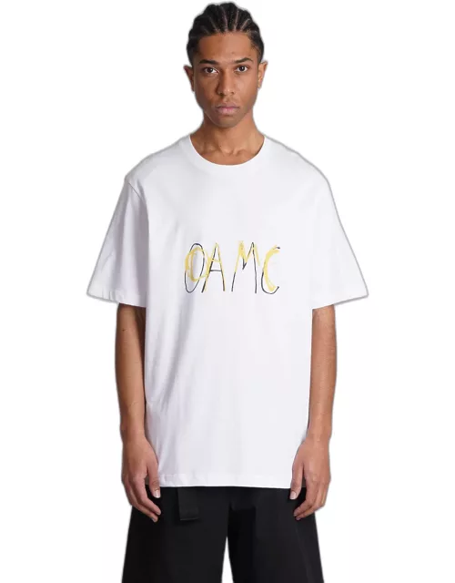 OAMC T-shirt In White Cotton