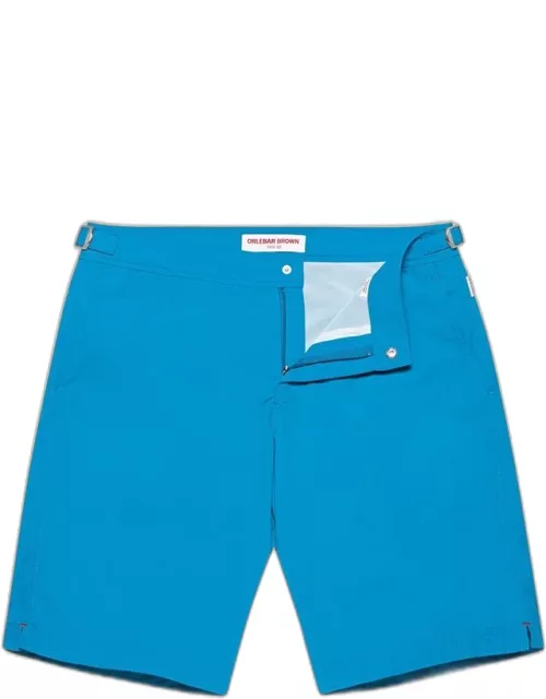 Dane - Longer-Length Swim Shorts In Nova Blue