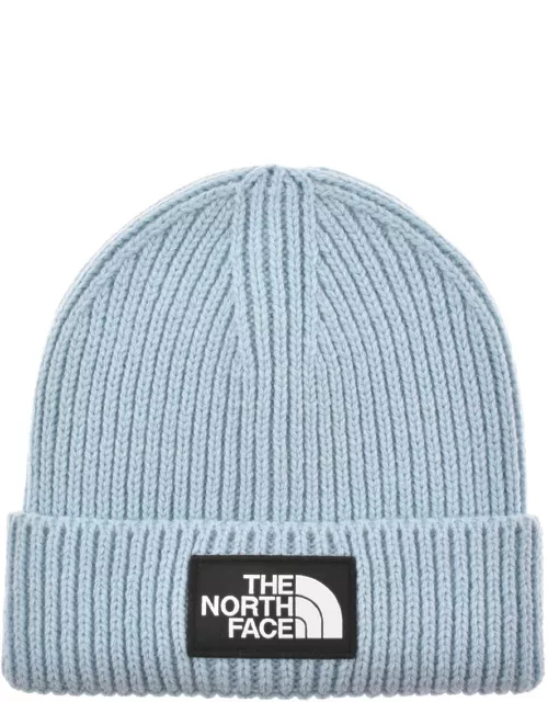 The North Face Logo Beanie Hat Blue