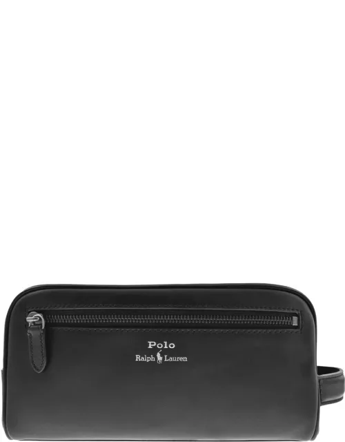 Ralph Lauren Shave Kit Bag Black