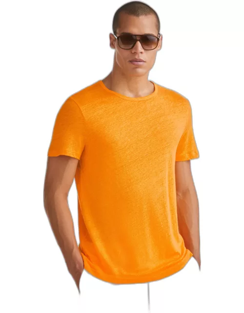 Derek Rose Men's T-Shirt Jordan Linen Tangerine