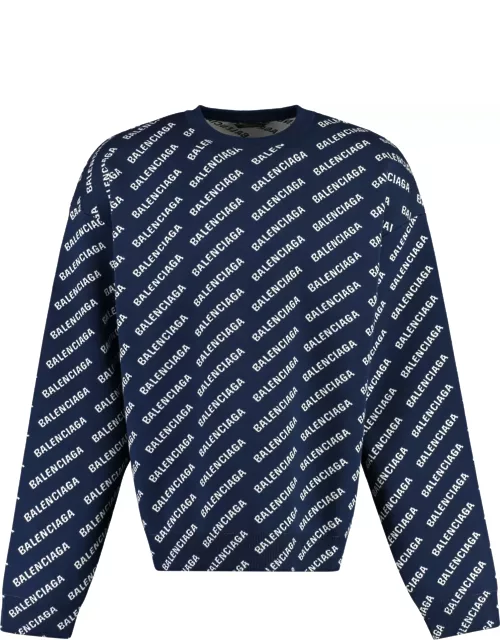 Balenciaga Long Sleeve Crew-neck Sweater