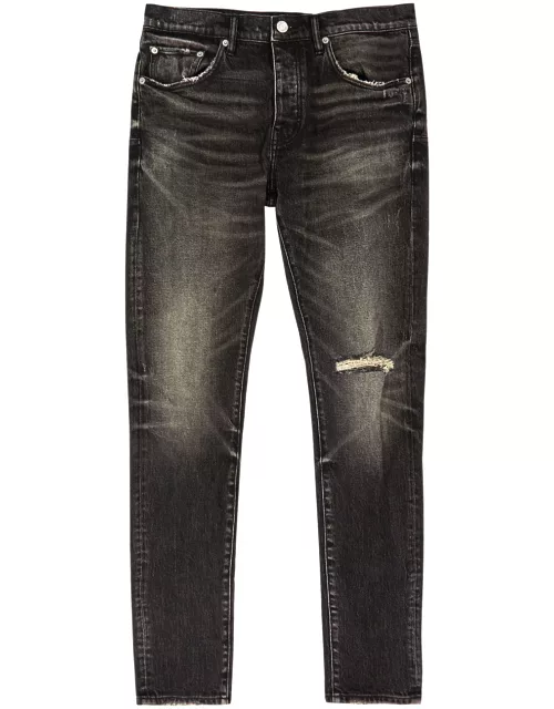 Purple Brand Distressed Skinny Jeans - Black - 32 (W32 / M)