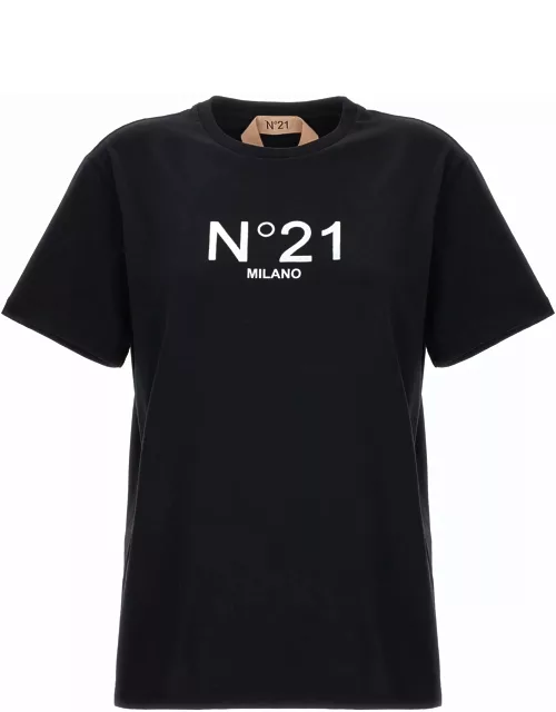 N.21 Flocked Logo T-shirt