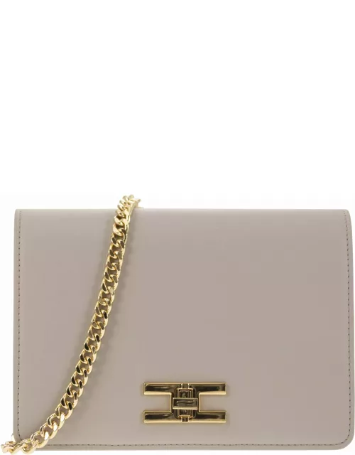 Elisabetta Franchi Shoulder Bag With Gold Swivel Logo