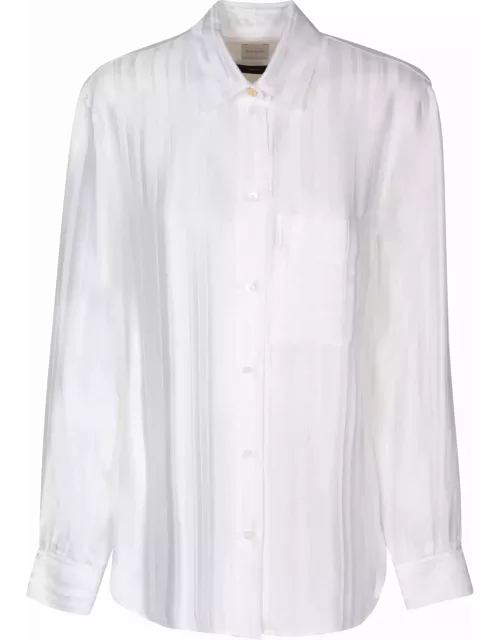 Paul Smith Striped Motif White Shirt