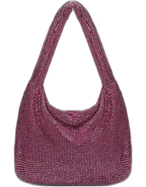 Kara Crystal Mesh Cristal-embellished Bag