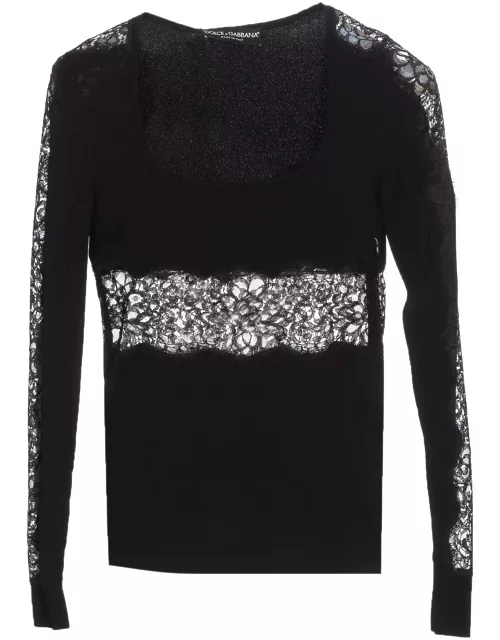 Dolce & Gabbana Lace Pullover