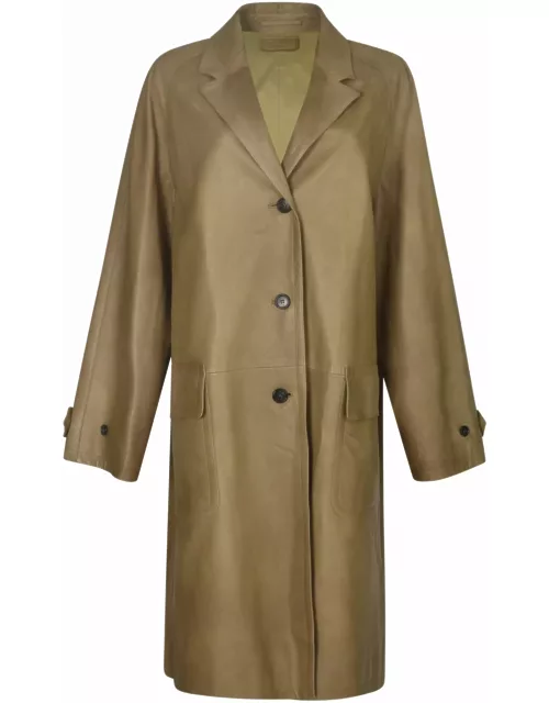 Prada Mid-length Buttoned Coat