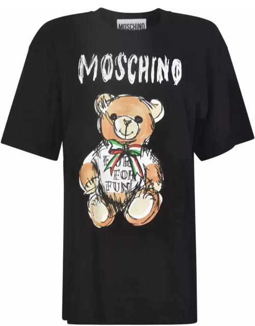 Moschino Logo Printed T-shirt
