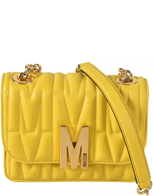 Moschino Quilted Chain Shoulder Bag