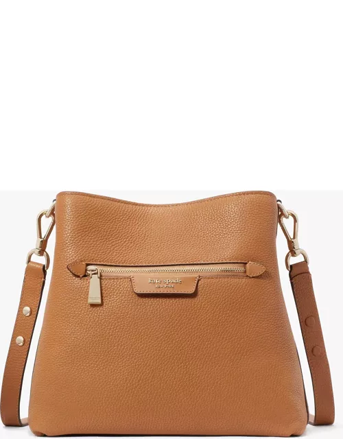 Hudson Pebbled Leather Shoulder Bag