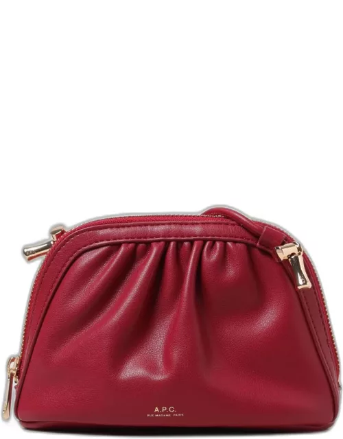 Mini Bag A.P.C. Woman colour Burgundy