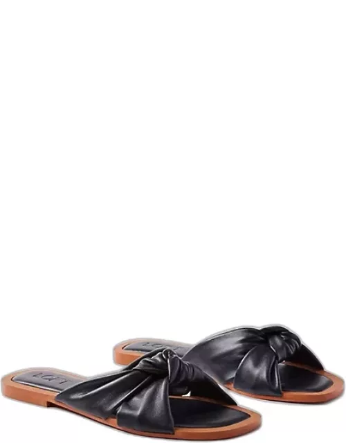 Loft Knotted Leather Sandal