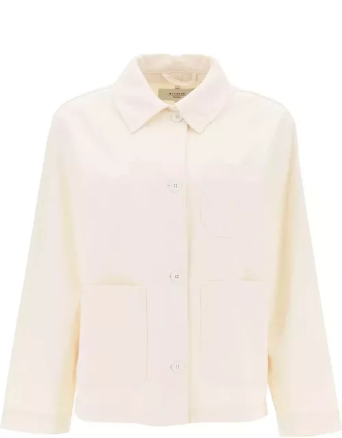 WEEKEND MAX MARA Single-breasted cotton jacket