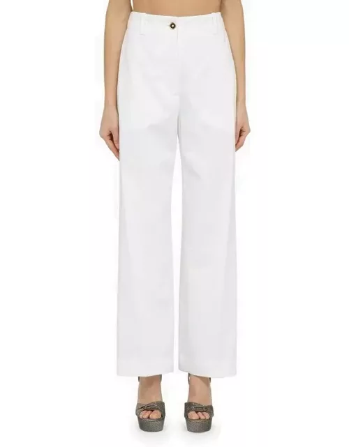 White structured trouser