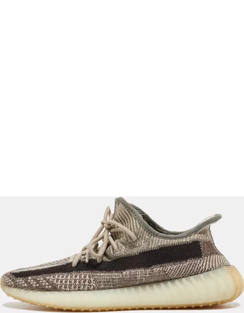 Yeezy x Adidas Beige/Brown Knit Fabric Boost 350 V2 Zyon Sneaker