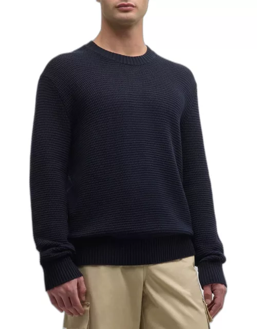 Men's Textured Wool-Blend Sweater