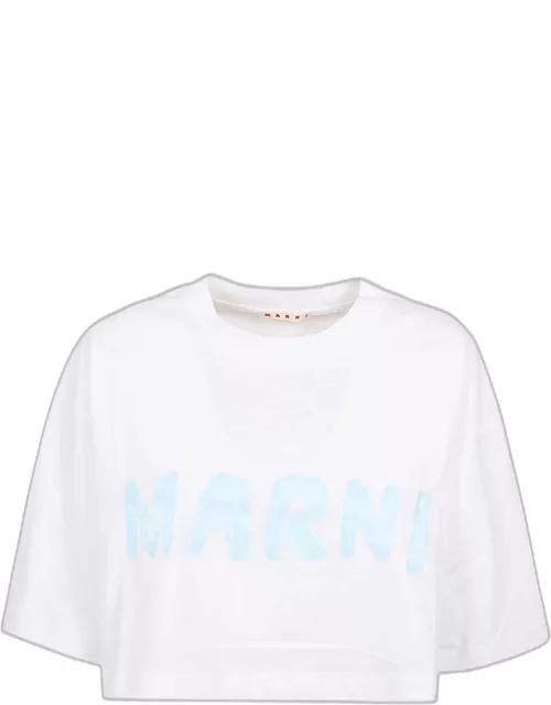 Marni Logo Crop T-shirt