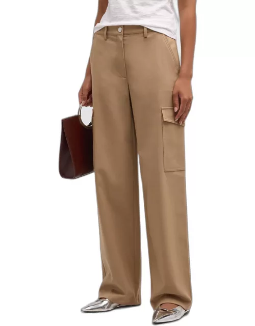 Relaxed Straight-Leg Cargo Pant