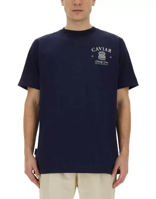 Family First Milano T-shirt With caviar Print