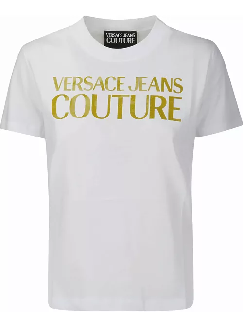 Versace Jeans Couture R Logo Gummy Glitter T-shirt