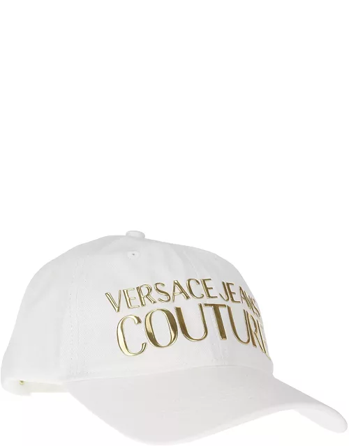Versace Jeans Couture Baseball Cap With Cut In The Middle Hat