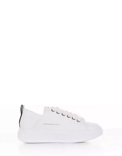Alexander Smith London White Wembley Leather Sneaker
